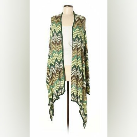 BCBGMaxAzria Sweaters - Bcbgmaxazria Women Green Silk Cardigan L